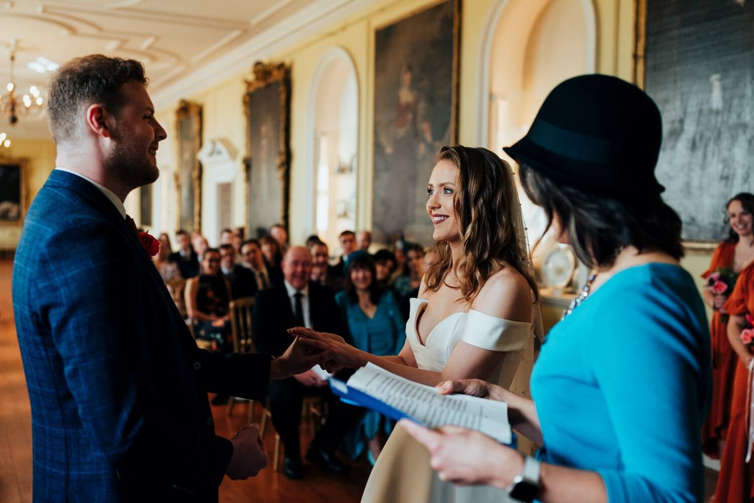 Doddington Hall wedding ceremony photo
