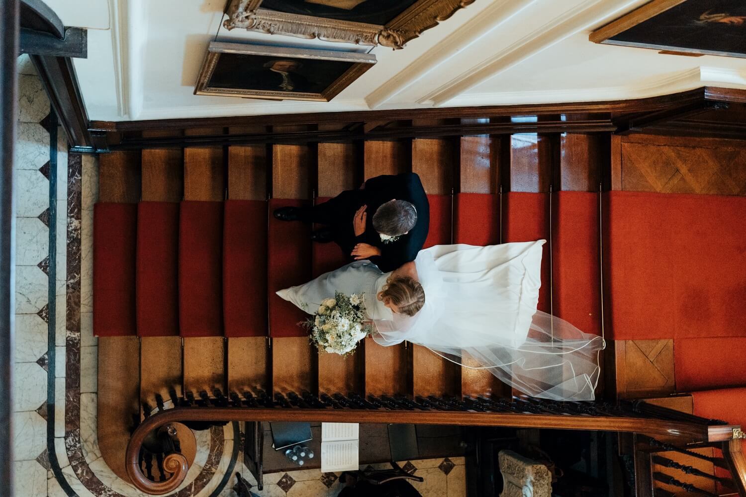 wedding ceremomy at Stanford Hall