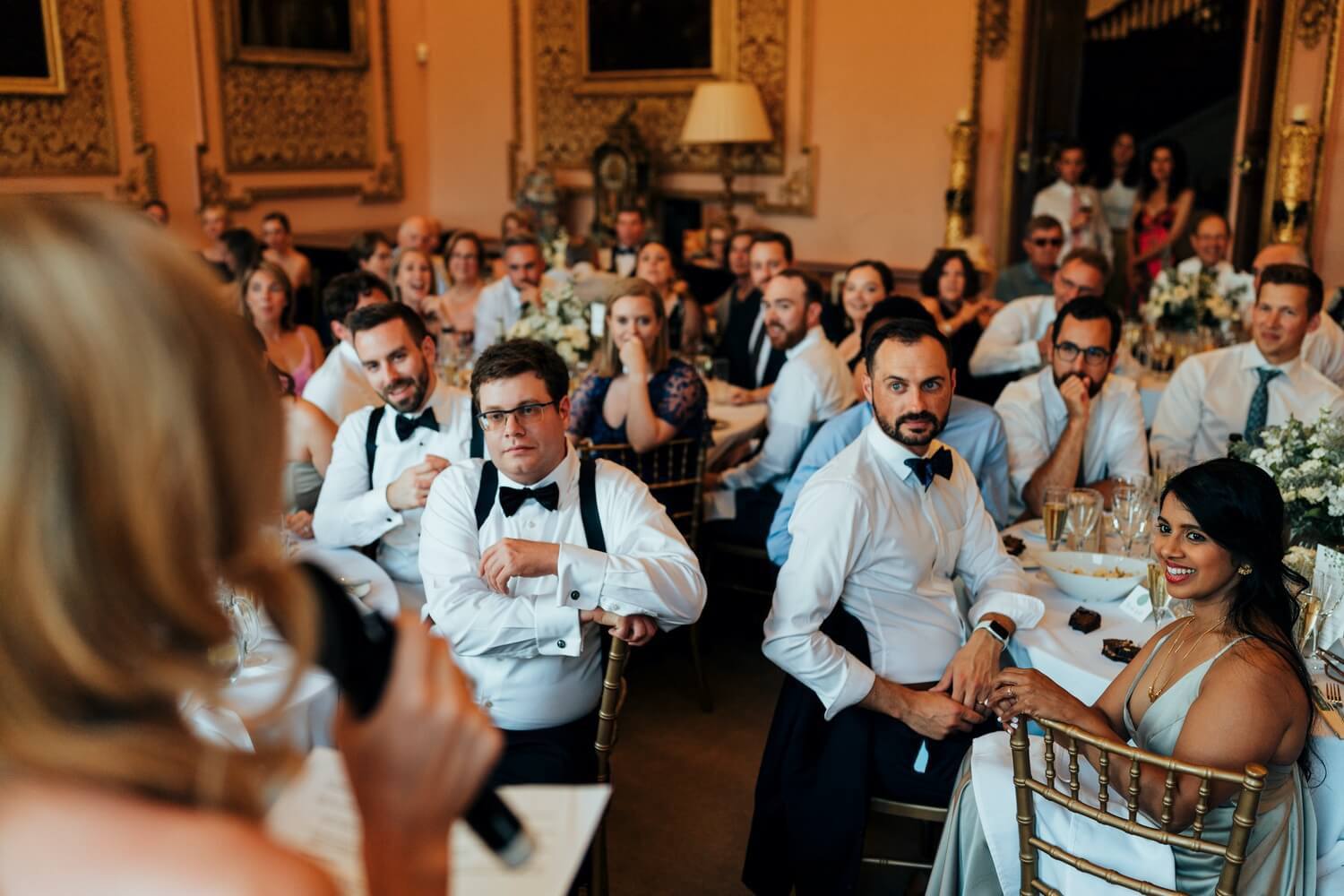 wedding speeches at Stanford Hall