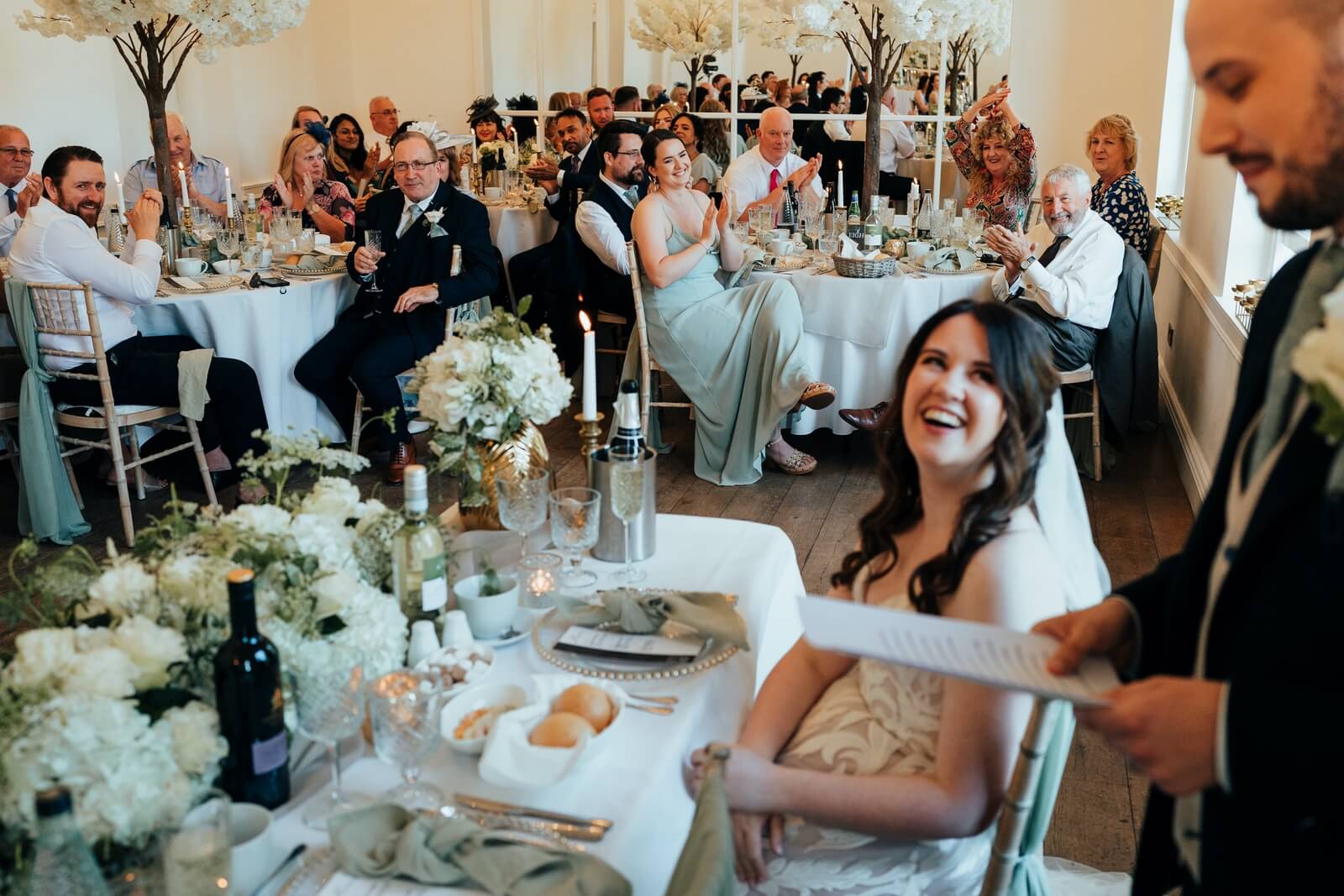 Speeches by Norwood park wedding photographer