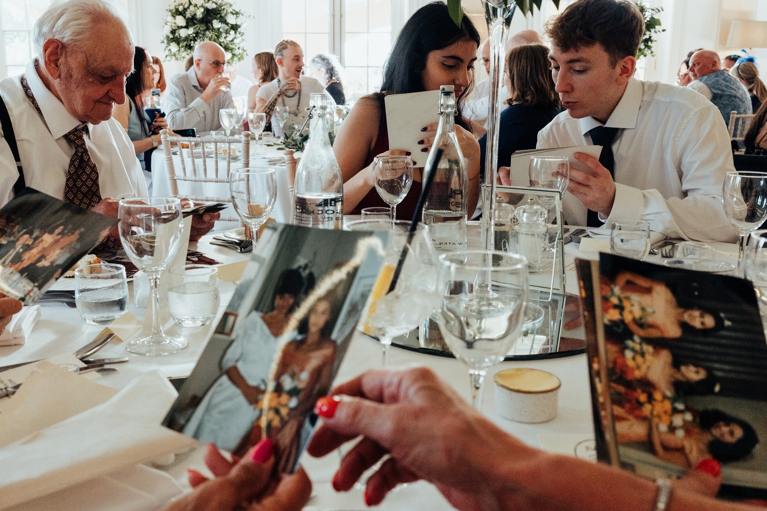 Hodsock Priory wedding breakfast