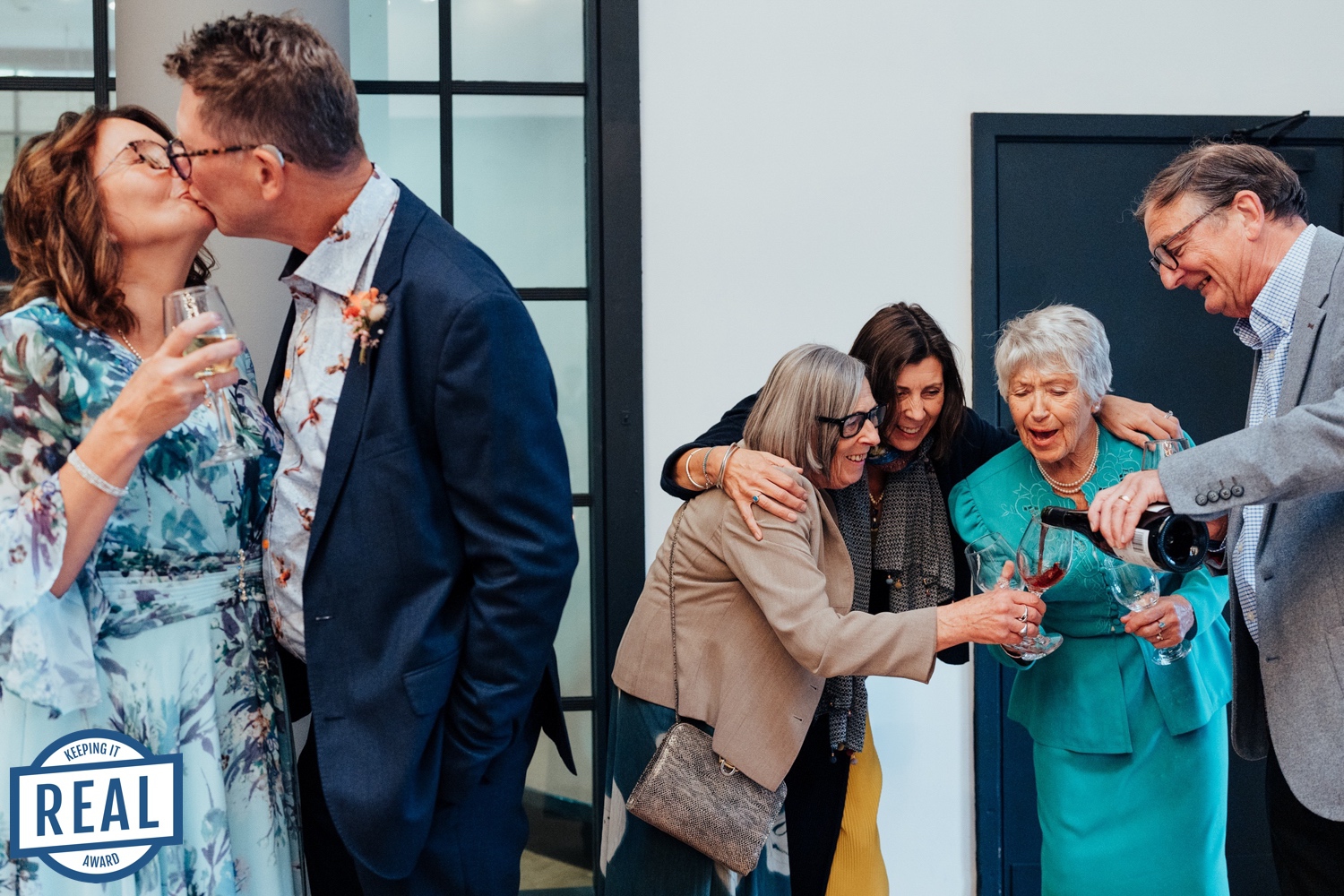 Award winning wedding photograph taken at the Pumping House, Nottingham
